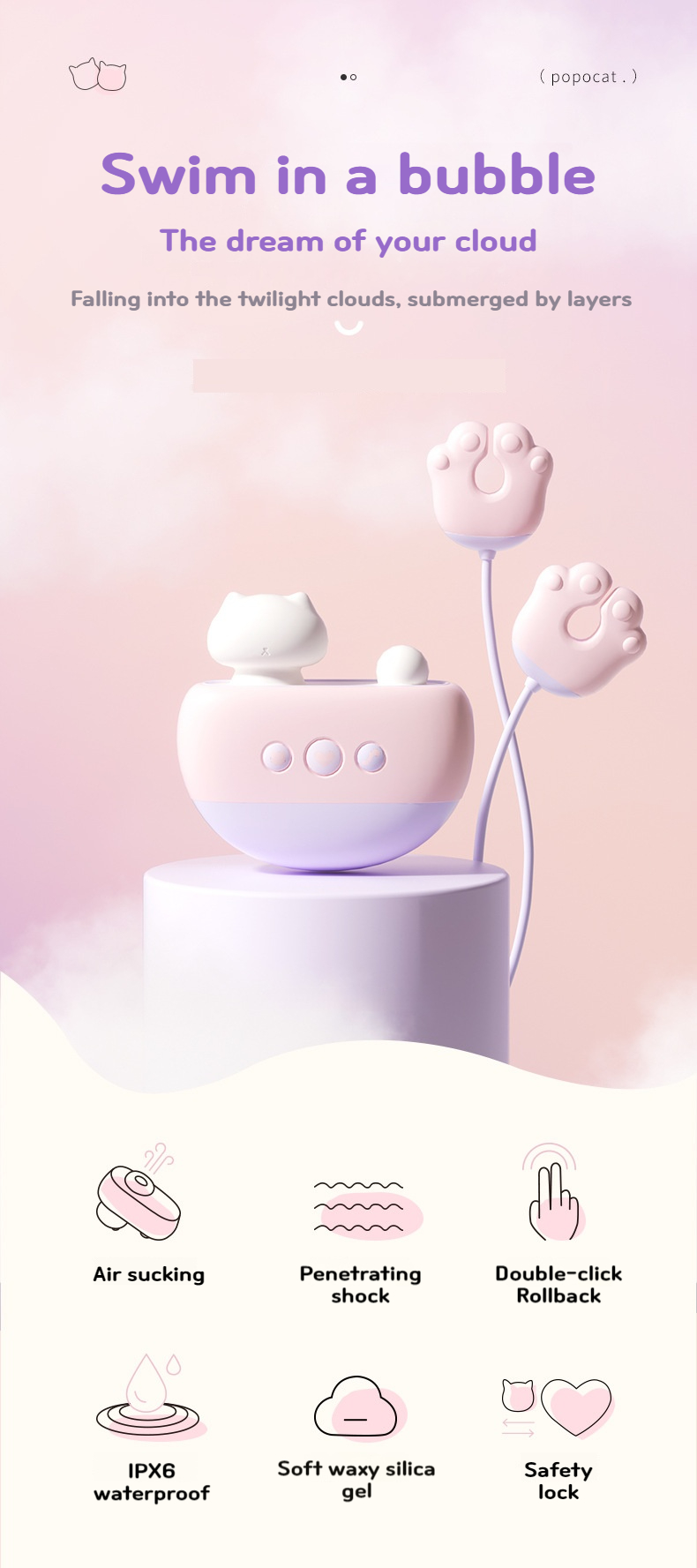 Popo Katzenvibrator product photo